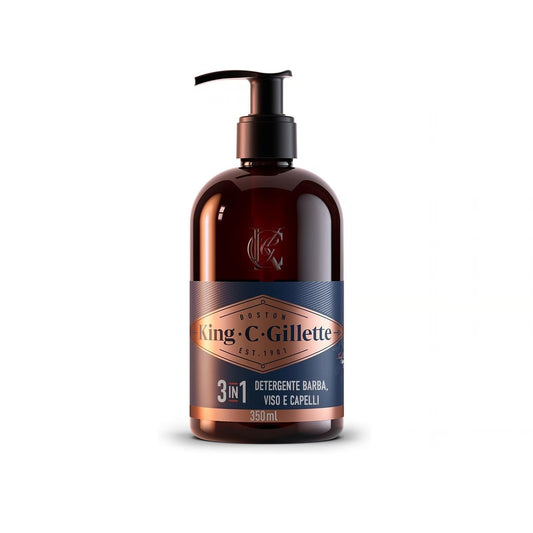 King C. Gillette Beard and Face Wash 350ml